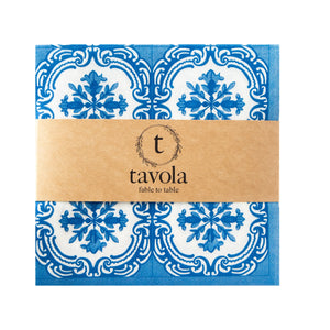 Tavola 'Floral Tile' paper serviettes