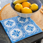Load image into Gallery viewer, Tavola &#39;Floral Tile&#39; paper serviettes
