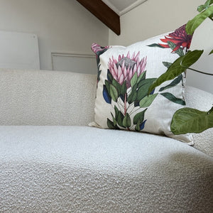 50x50cm cushion cover - Natural Protea Flora