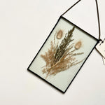Load image into Gallery viewer, Glass botanical wall hanging - A5
