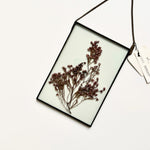 Load image into Gallery viewer, Glass botanical wall hanging - A5
