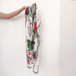 Load image into Gallery viewer, Botanic silk scarf - Cape Fynbos (ivory)
