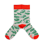 Load image into Gallery viewer, &#39;Crocodile Smile&#39; socks
