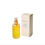 Load image into Gallery viewer, Yellow bottle with gold cap and beige box labeled &#39;Amanda Jayne&#39; on a white background
