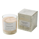 Load image into Gallery viewer, Amanda Jayne honeysuckle candle and packaging on a white background
