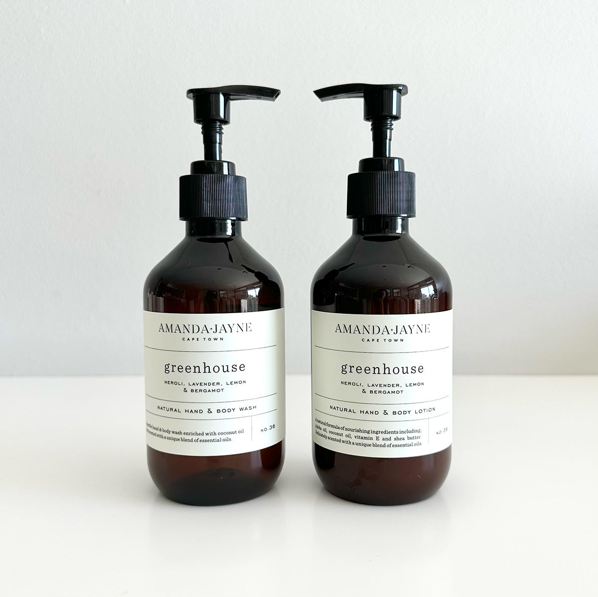 Amanda Jayne Body Wash & Lotion Duo - Greenhouse