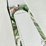 Load image into Gallery viewer, Floral planner with a September calendar on a light gray background
