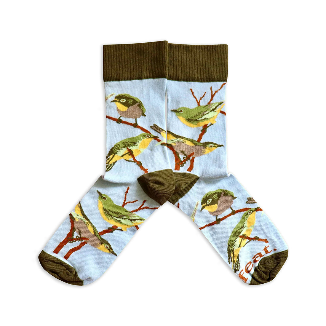 FEAT. adults Cape White-eye bird socks
