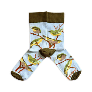 FEAT. adults Cape White-eye bird socks