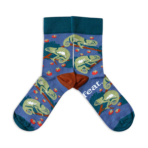 FEAT. adults chameleon socks