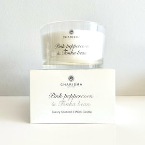 Charisma scented 3-wick candle