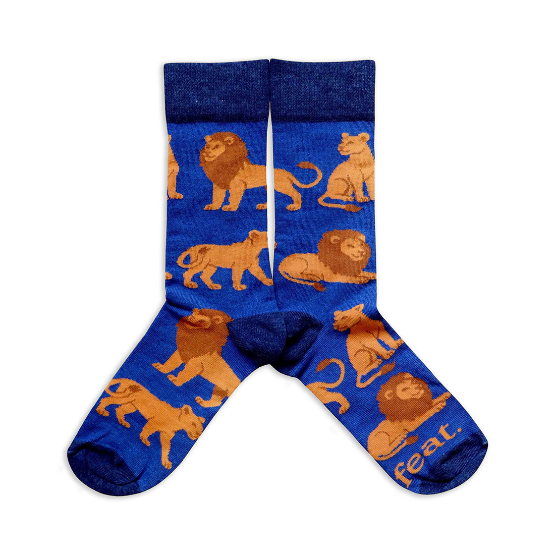 FEAT. adults lion socks