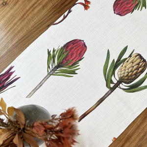 Table Runner - White Cape Fynbos