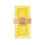 Load image into Gallery viewer, Tavola napkin with yellow leaf design on a white background
