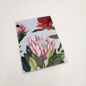 A6 greeting card - Pastel King Protea