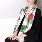 Load image into Gallery viewer, Botanic silk scarf - Cape Fynbos
