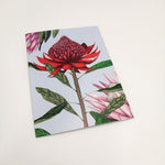Load image into Gallery viewer, A6 greeting card - Pastel Waratah
