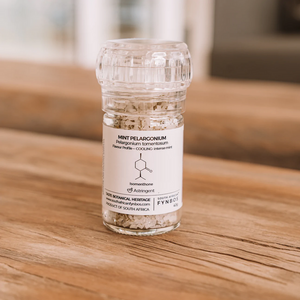 Culinary salt grinder - Mint Pelargonium