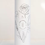 Load image into Gallery viewer, White tube packaging for Purely Porcelain&#39;s country garden diffuser set. 
